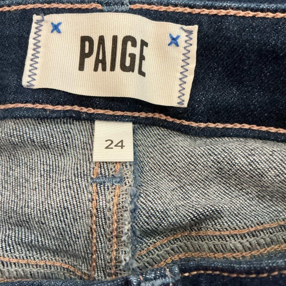 Paige High Rise Manhattan Jeans - Picture 5 of 6